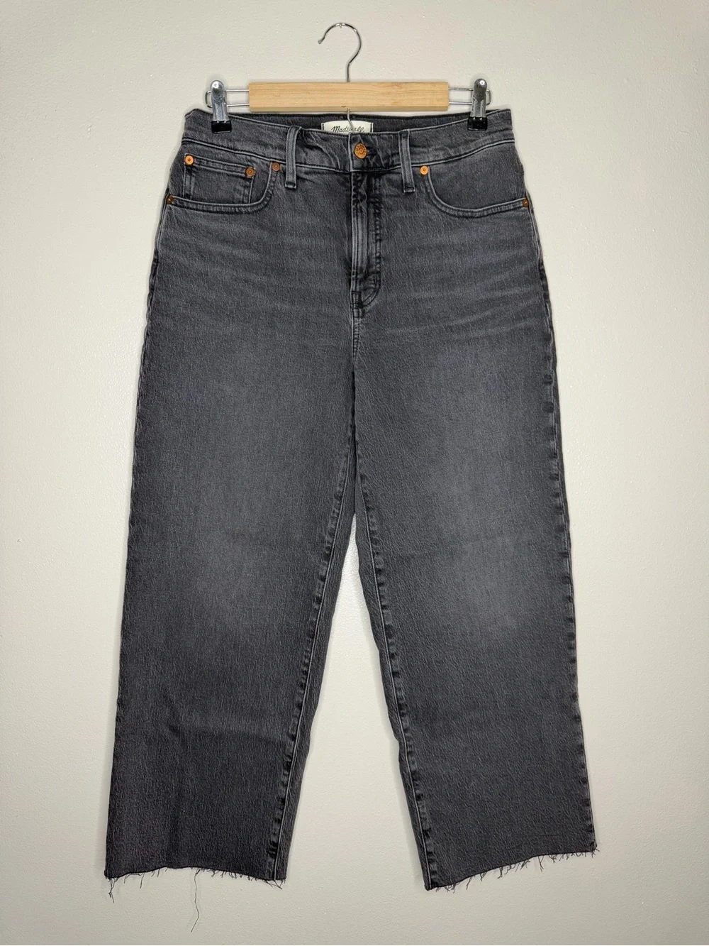 NEW |‎ Madewell The Perfect Vintage Wide-Leg Crop Jean